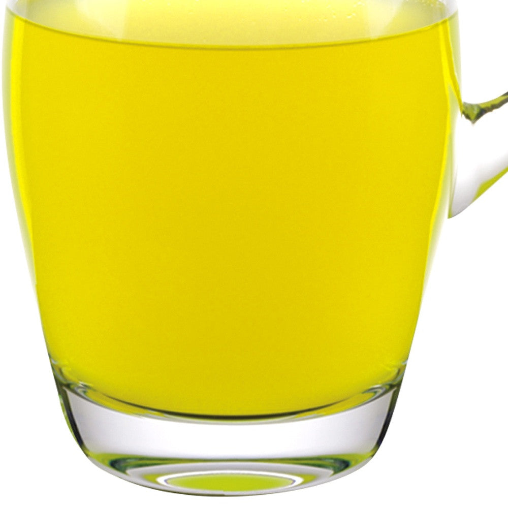 Clear Crystal Glass Convex Curve Shape Stemless Pitcher
