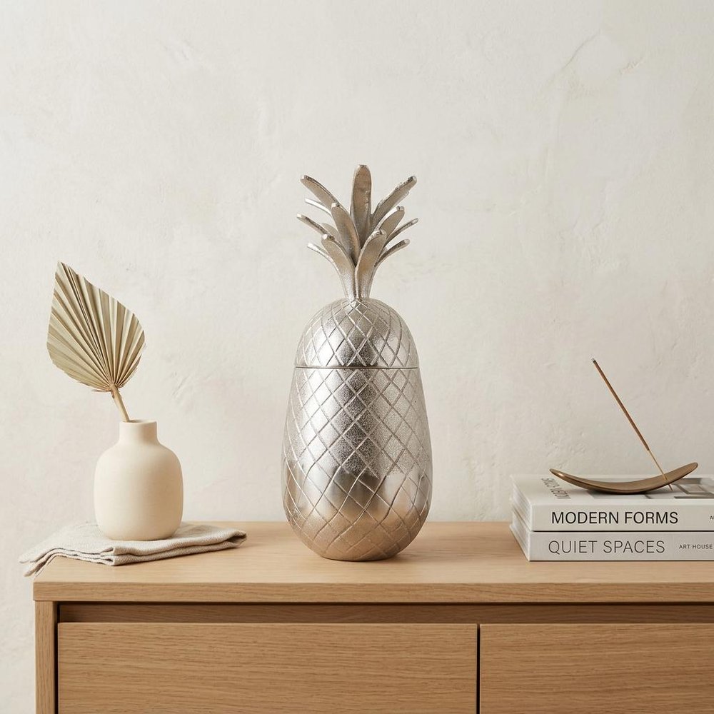 Pineapple Storage Aluminium Decor