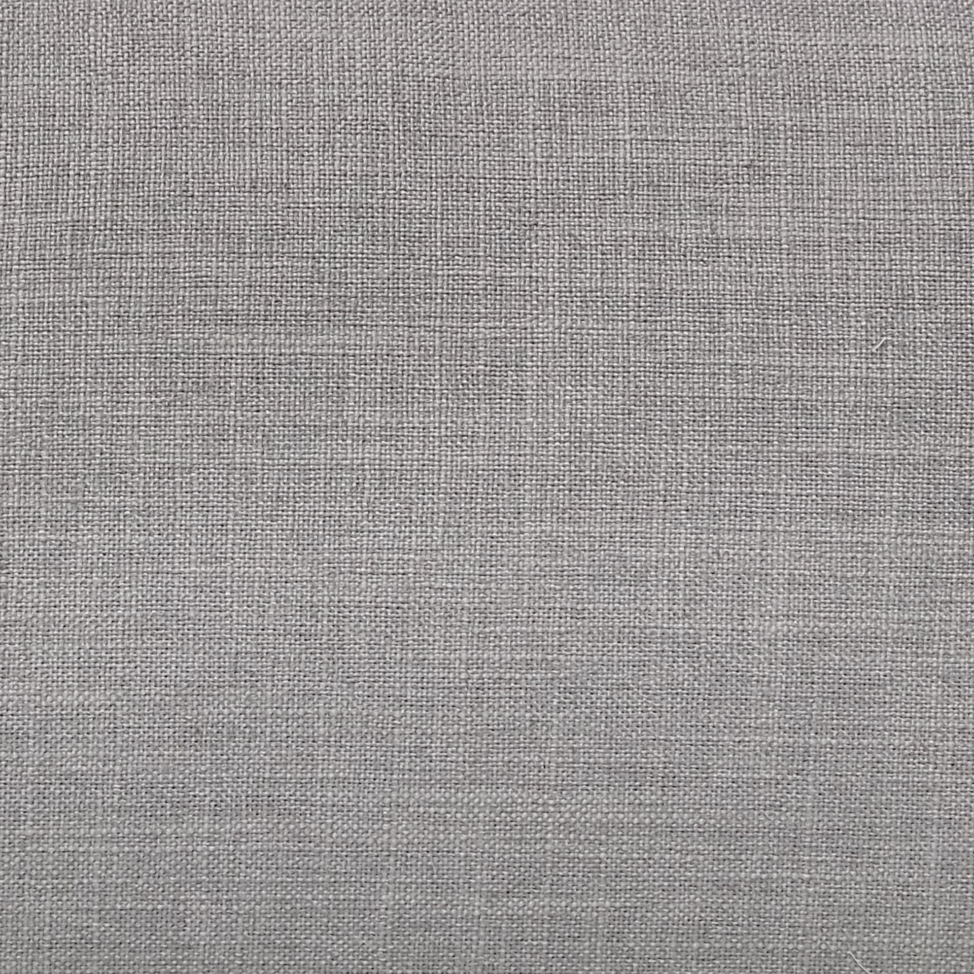 38" Gray and Brown Linen Arm Chair