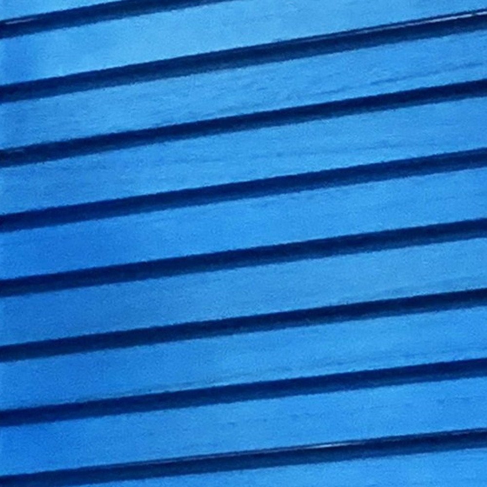 67" Light Blue Folding Three Panel Screen Room Divider