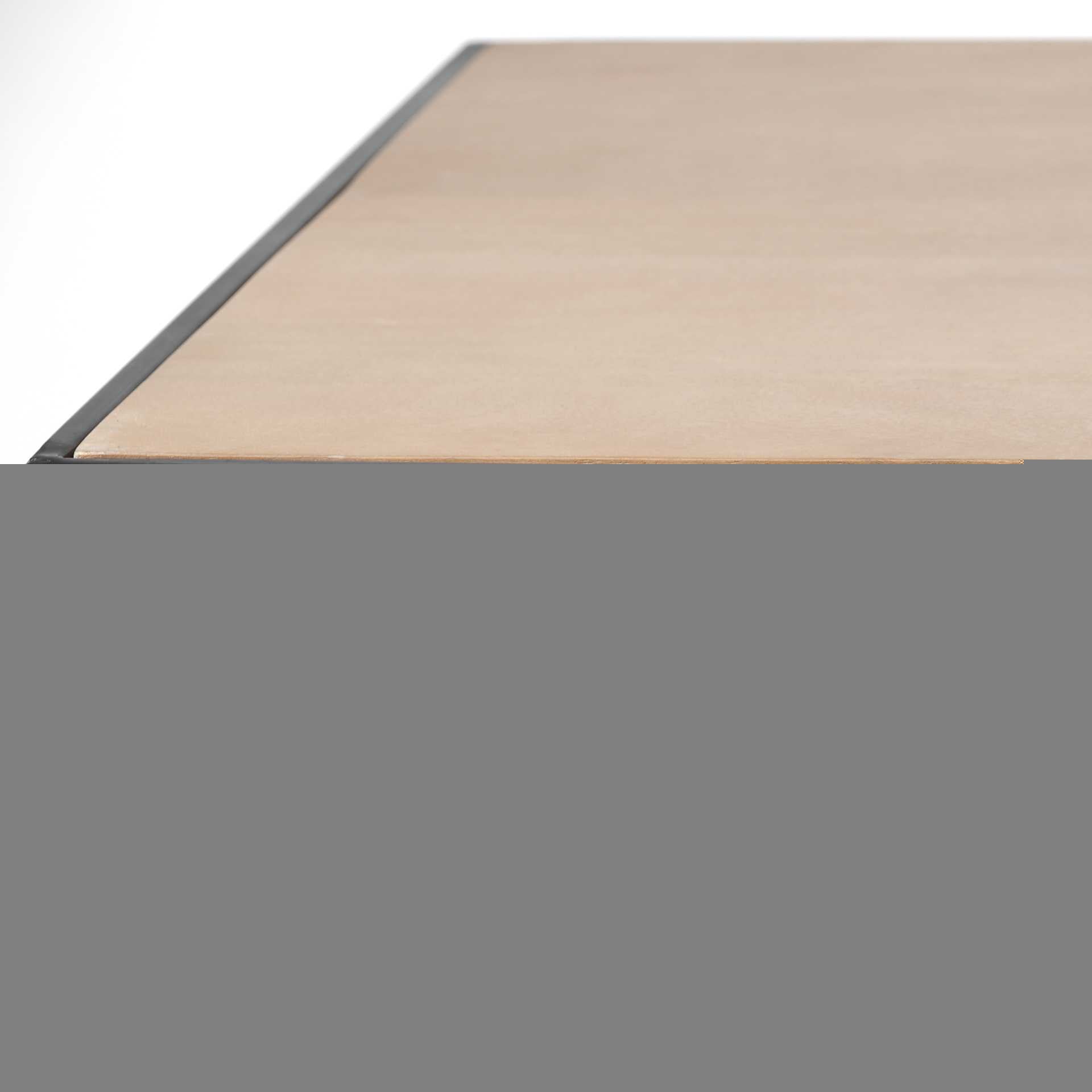 60" Brown and Black Writing Desk