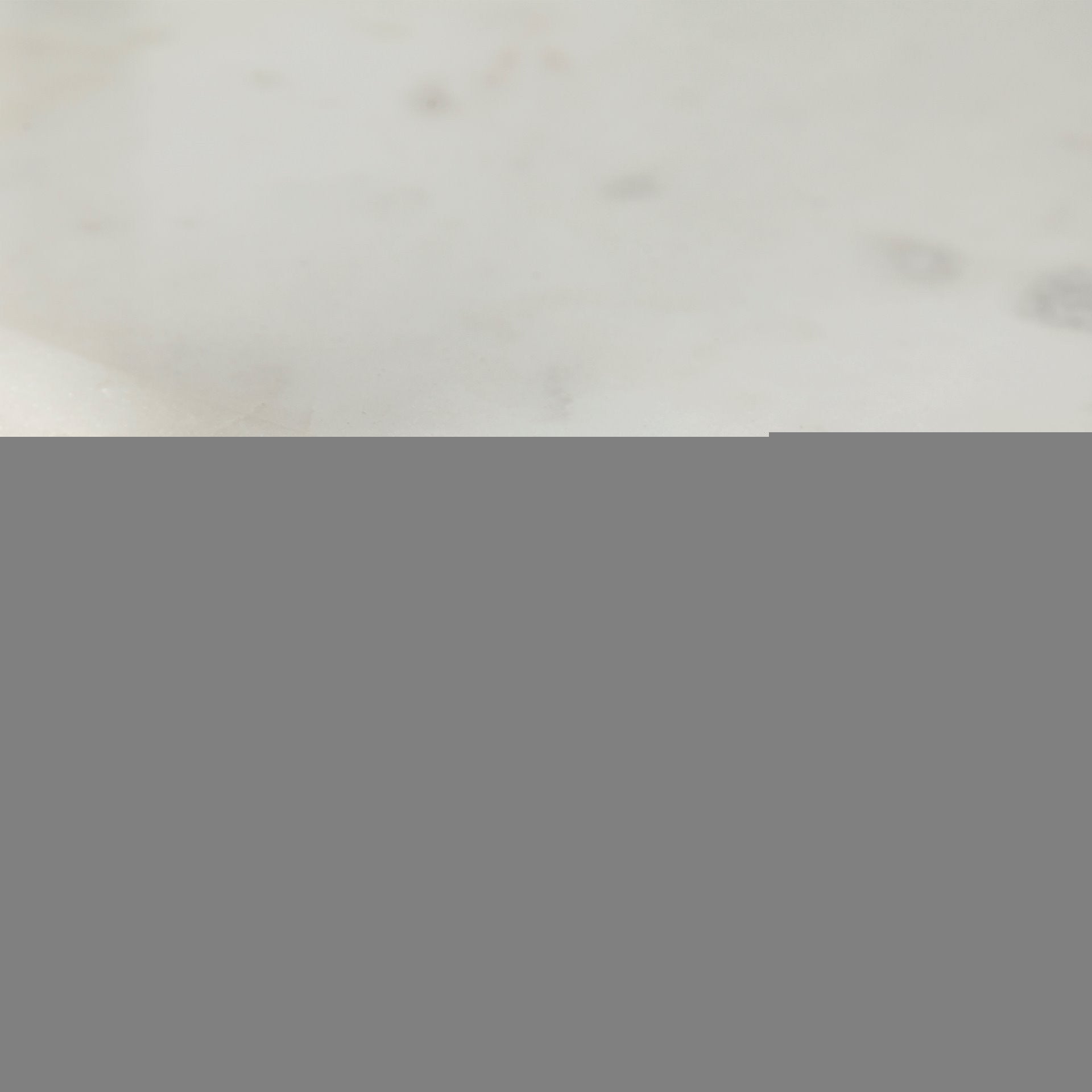 24" White Glass Round End Table