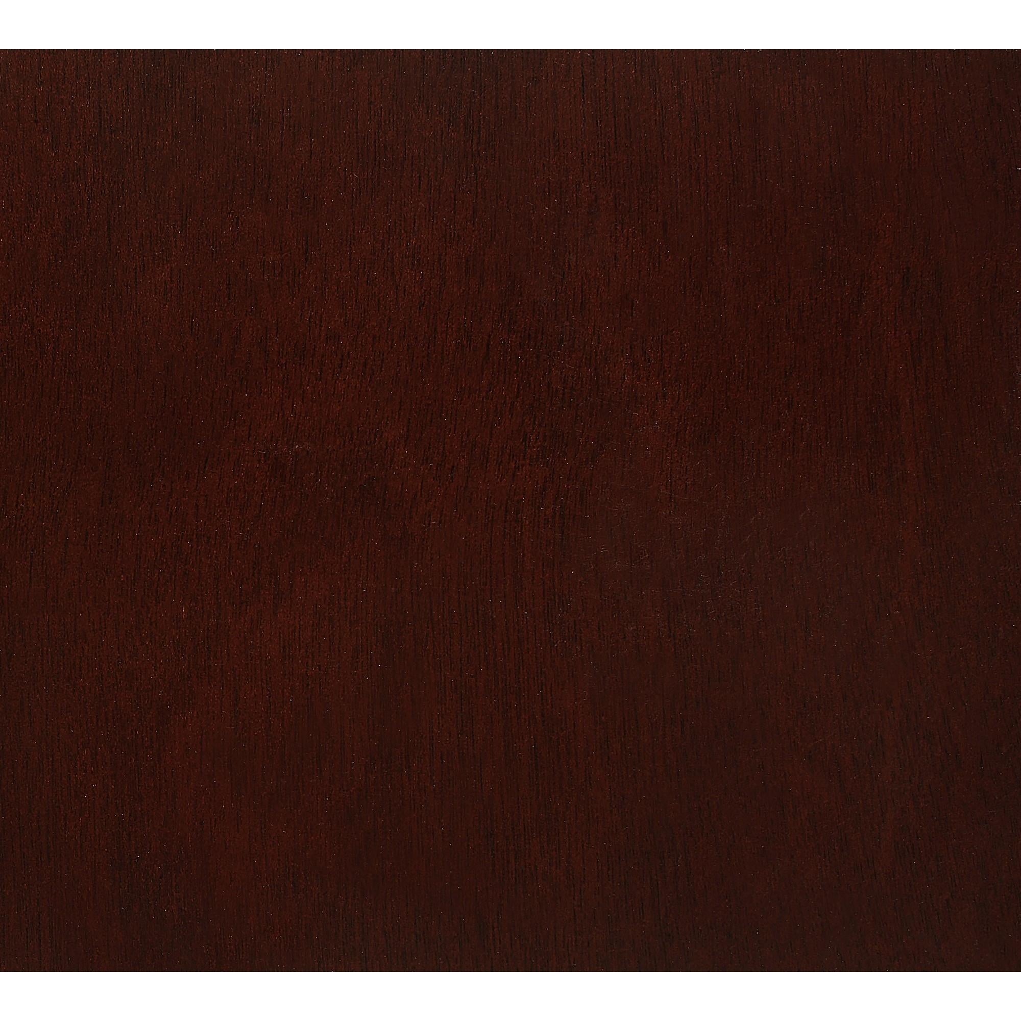 Merlot Solid Wood King Bed Frame With Eight Drawers