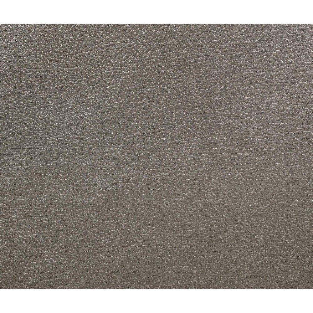 Silver Champagne Tone King Bed Padded Headboard Padded Footboard Mirror Trim Accents