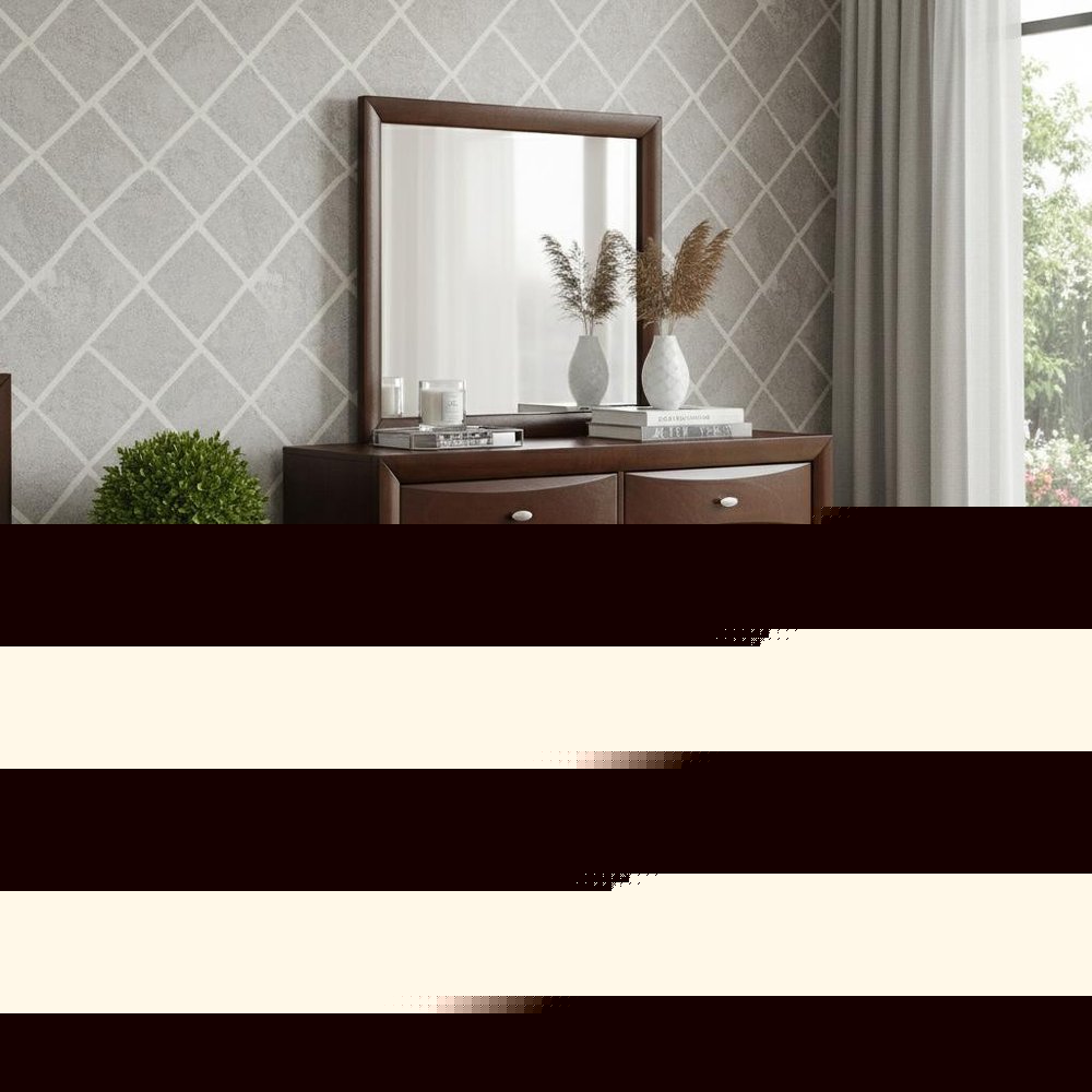 54" Cherry Solid Wood Eight Drawer Double Dresser