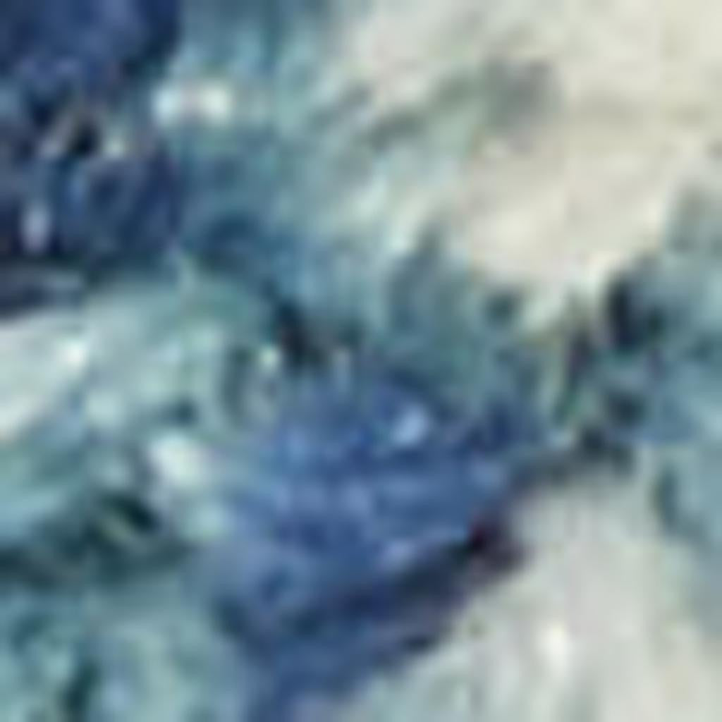 8' X 10' Blue And Ivory Abstract Area Rug