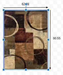 5' X 8' Brown And Black Abstract Geometric Area Rug