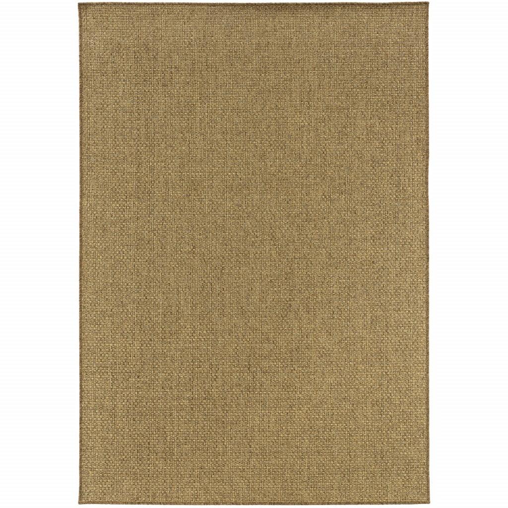2' X 4' Tan Indoor Outdoor Area Rug