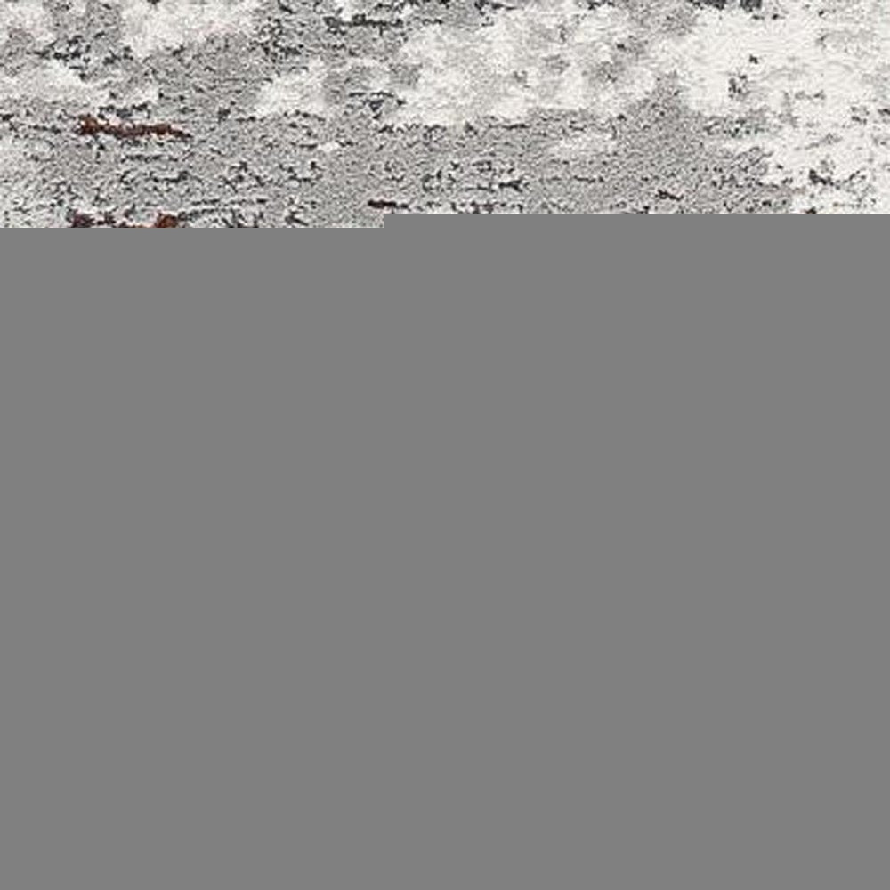 4' X 6' Gray And Brown Abstract Scraped Area Rug