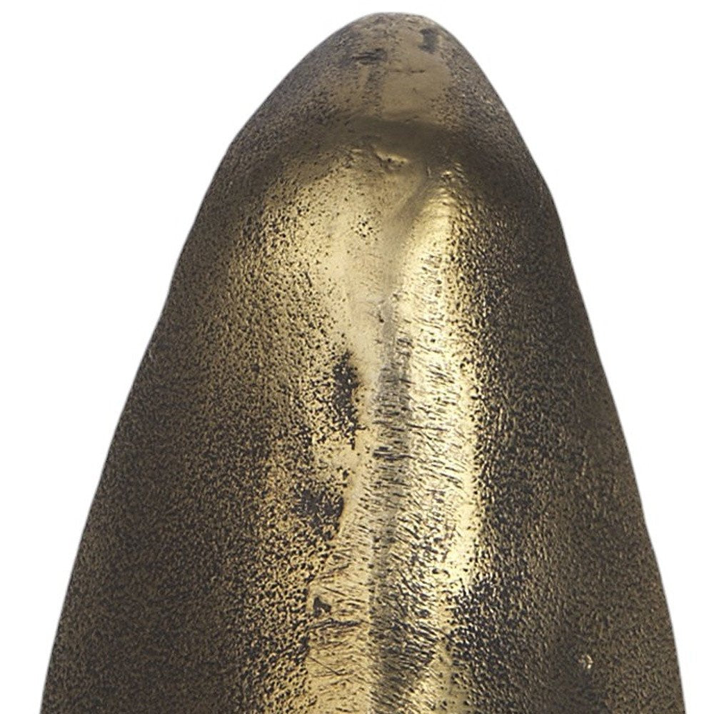 Set of Two 3" Gold Metal Bird Decorative Bookends