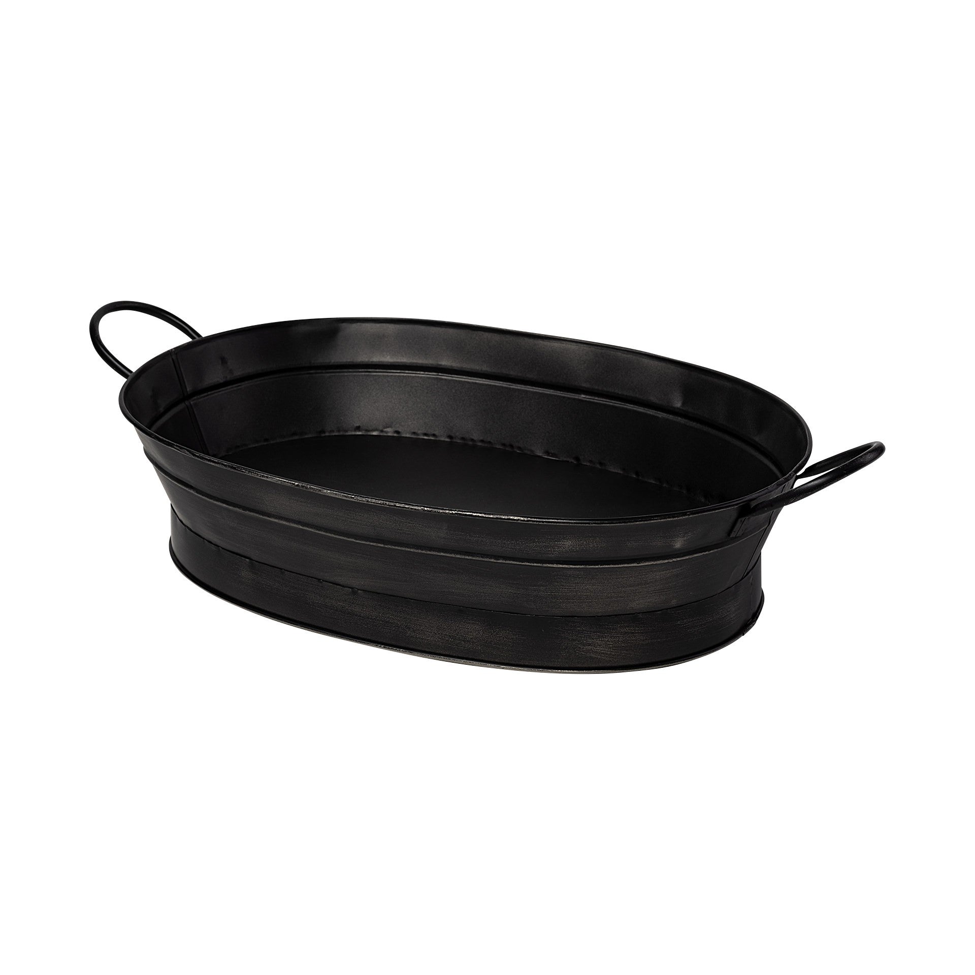 14" Black Metal Basket