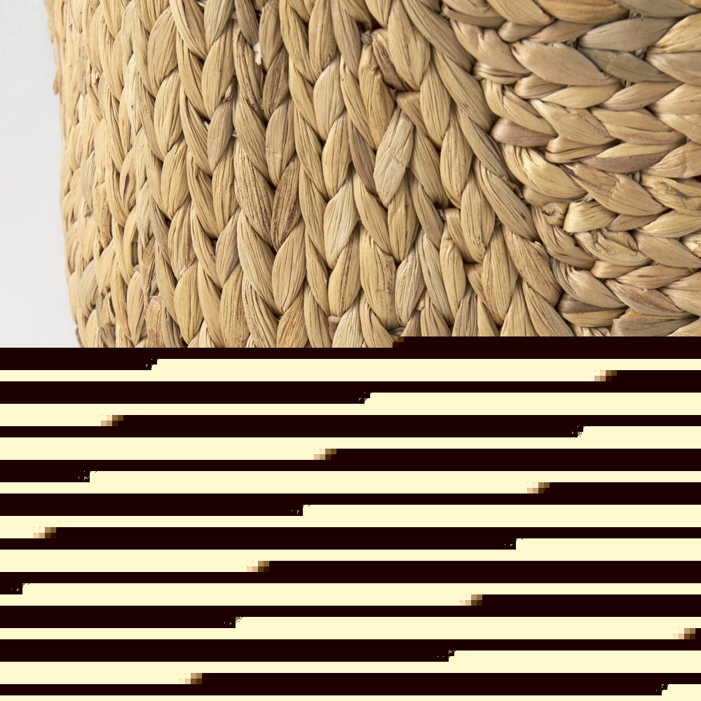 Set of Three Brown Wicker Basket