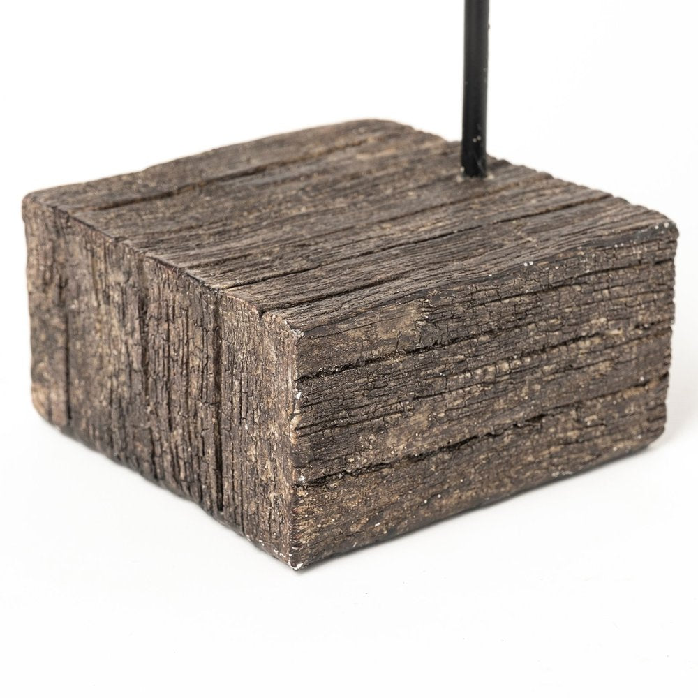 11" Golden Brown Resin Pinecone Tabletop Sculpture