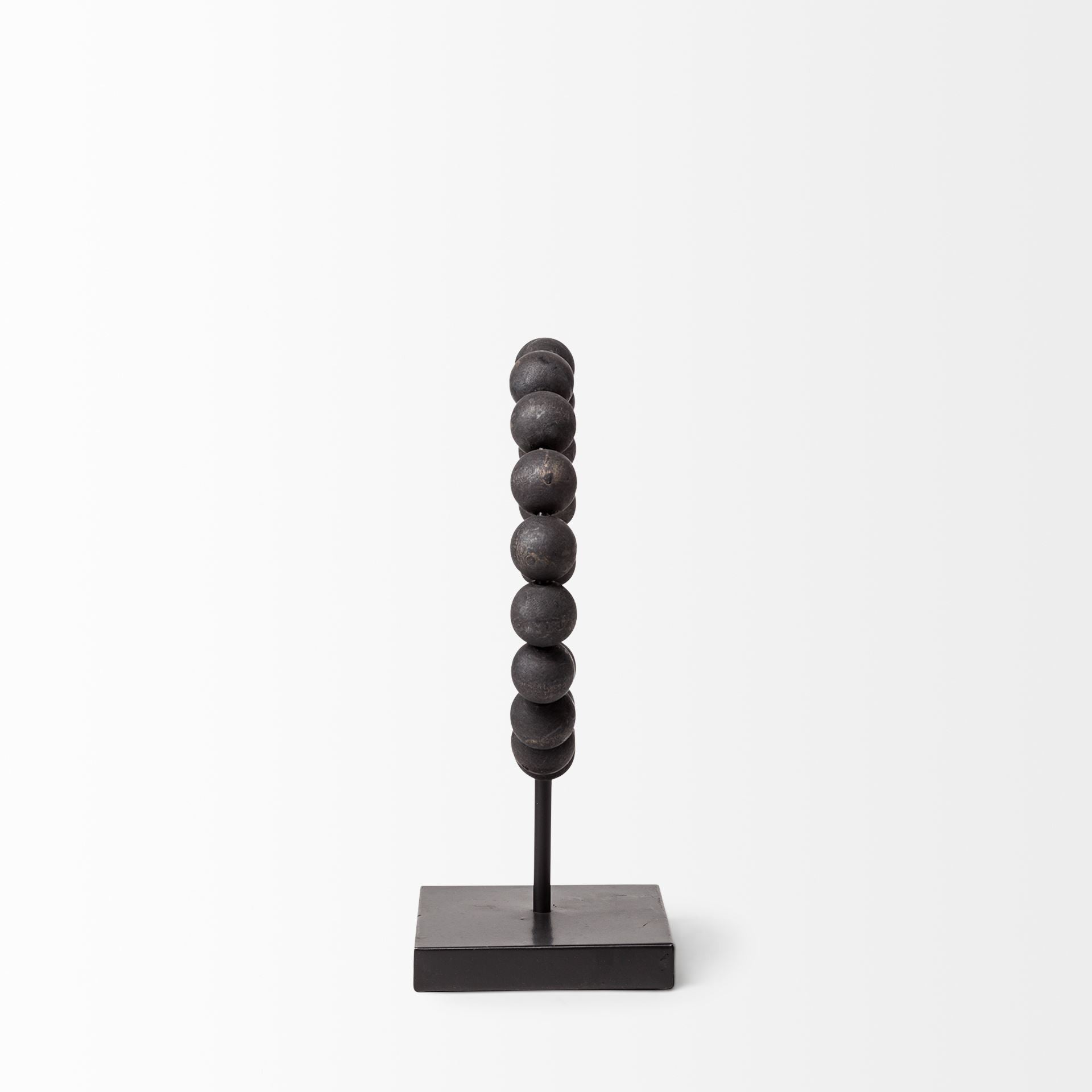 Petite Black Beaded Sculpture