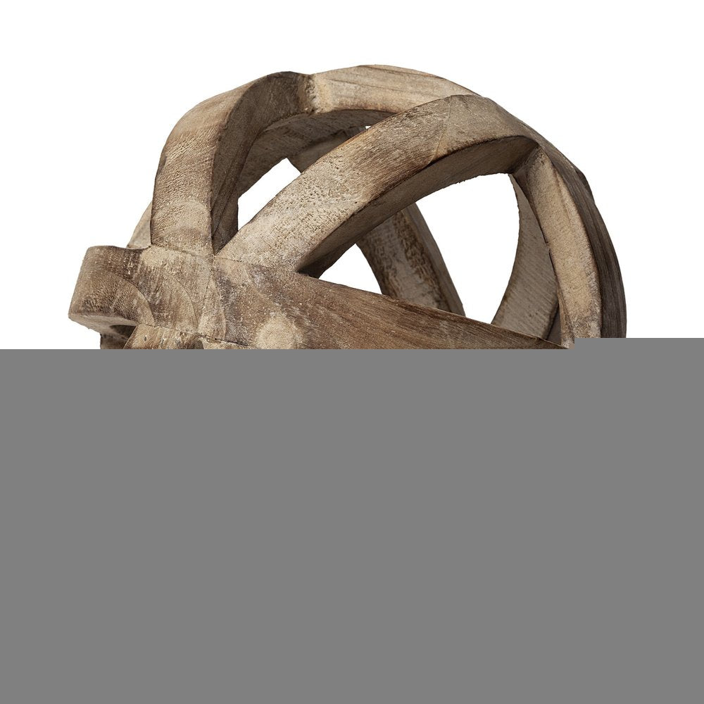 8" Brown Polyresin Tabletop Sculpture