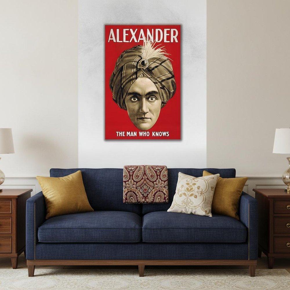 36" X 54" Vintage C1920S Magic Poster Wall Art