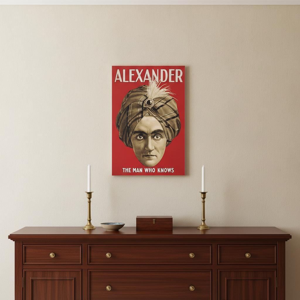 12" X 18" Vintage C1920S Magic Poster Wall Art