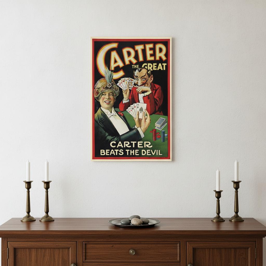 Vintage 1922 Carter Vintage Magic Unframed Print Wall Art