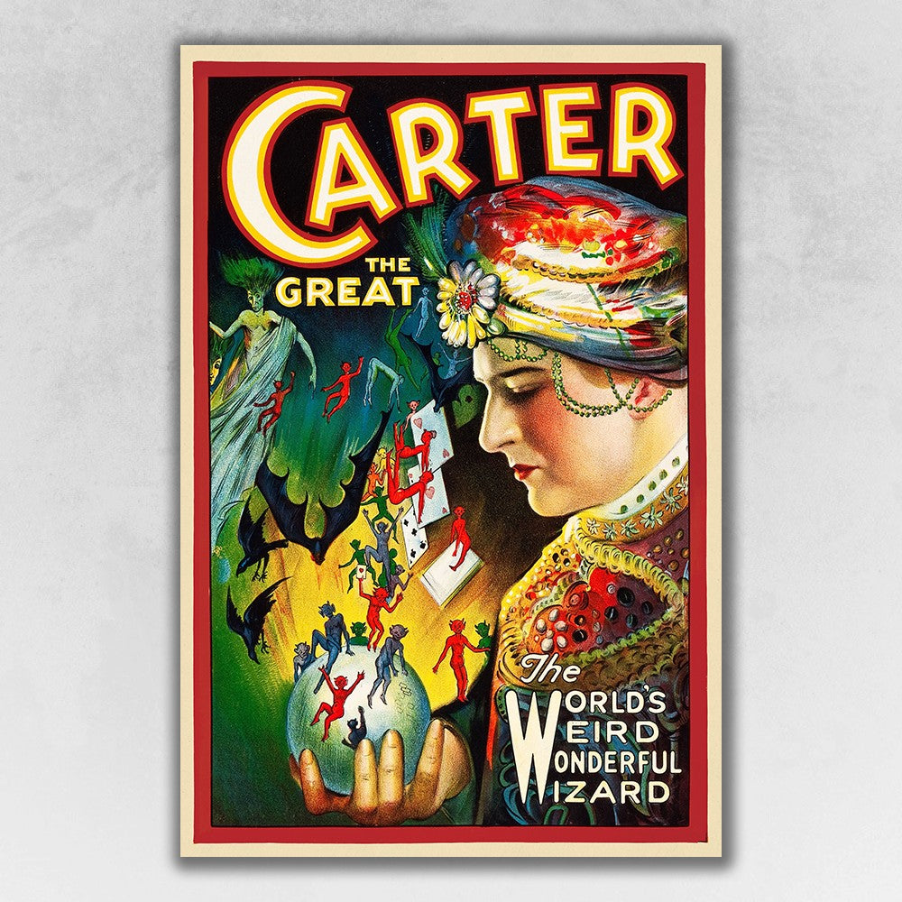 Vintage c1920sCarter Magic Poster Wall Art