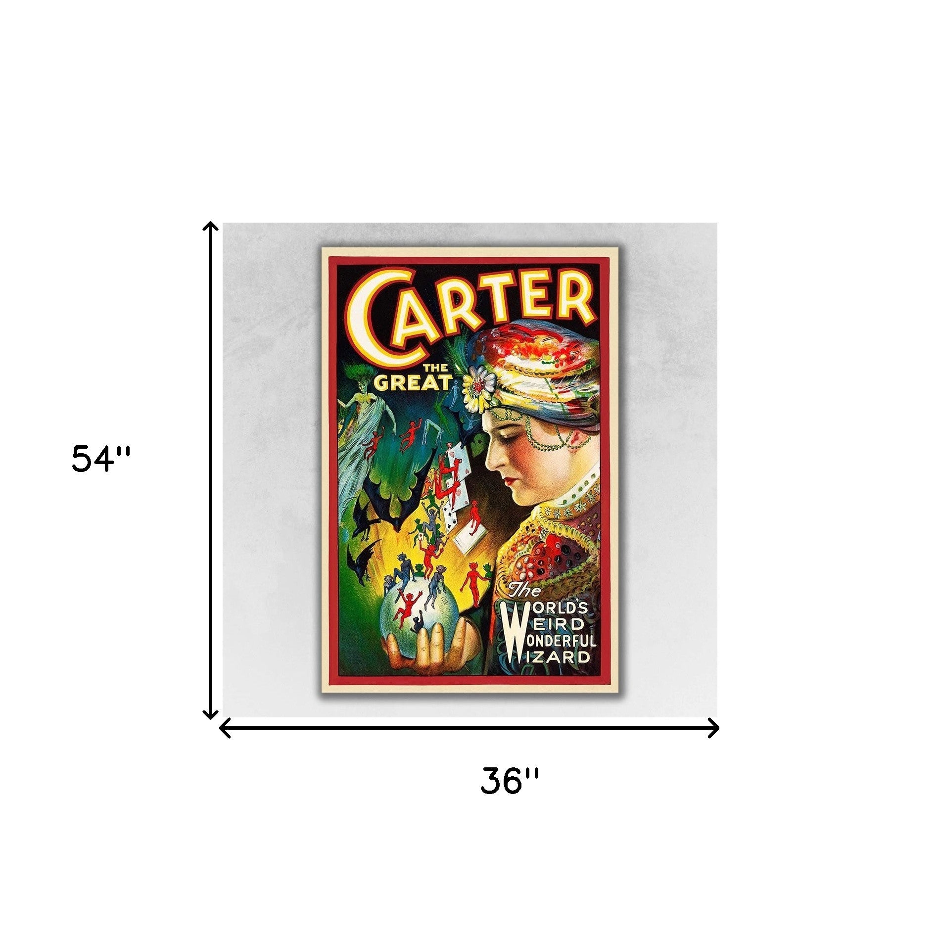 Vintage c1920sCarter Magic Poster Wall Art