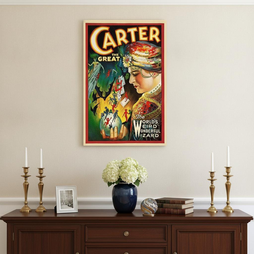 Vintage Carter Vintage Magic Unframed Print Wall Art