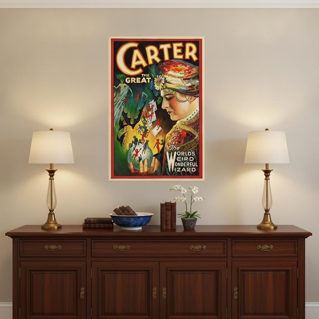 Vintage Carter Vintage Magic Unframed Print Wall Art
