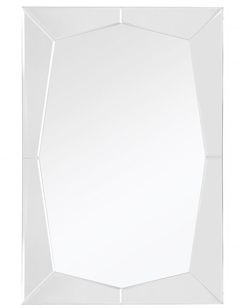 36" Clear Glass Framed Accent Mirror