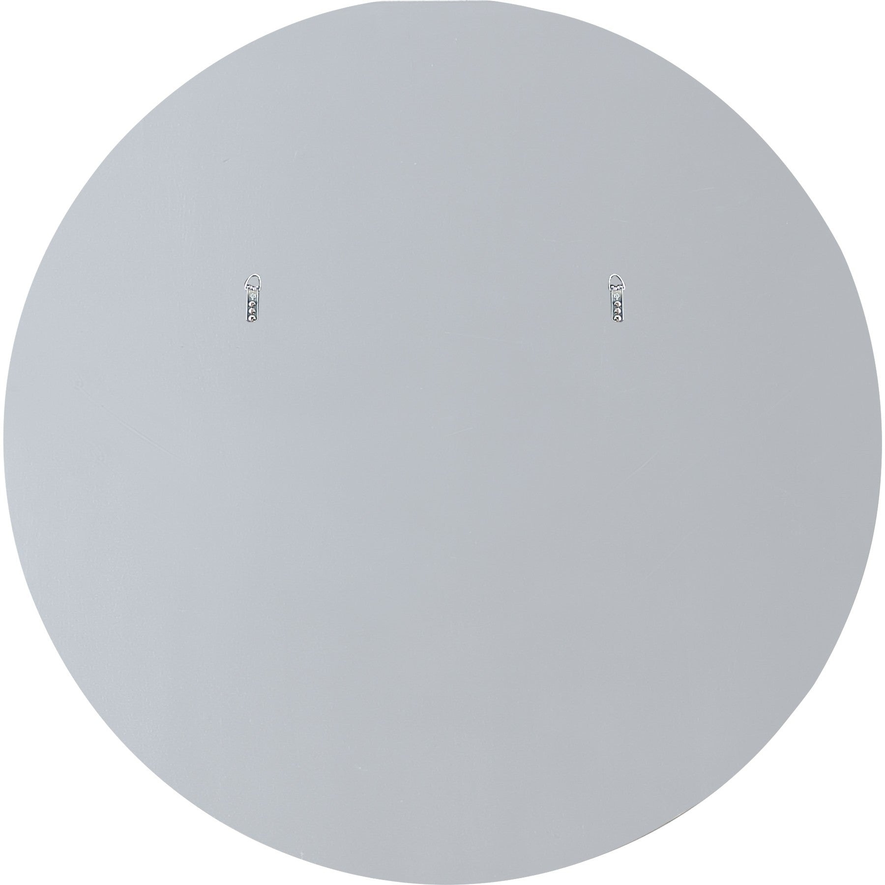 36" Silver Round Framed Accent Mirror