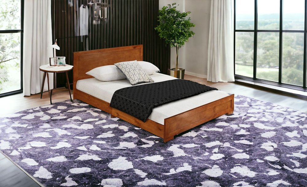 Oak Wood King Bed Frame