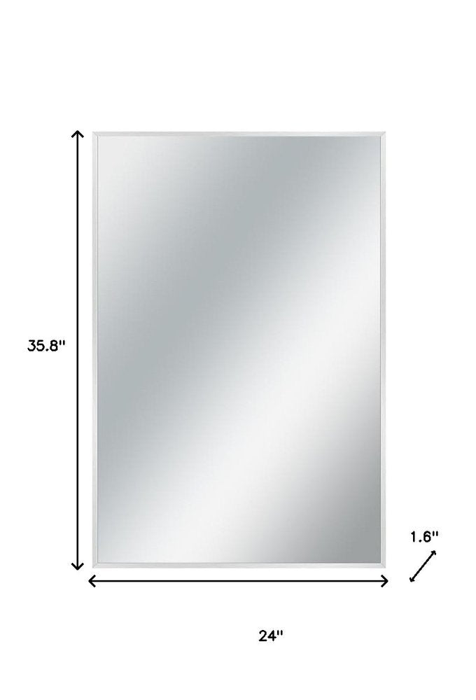 36" Gold Aluminum Framed Accent Mirror