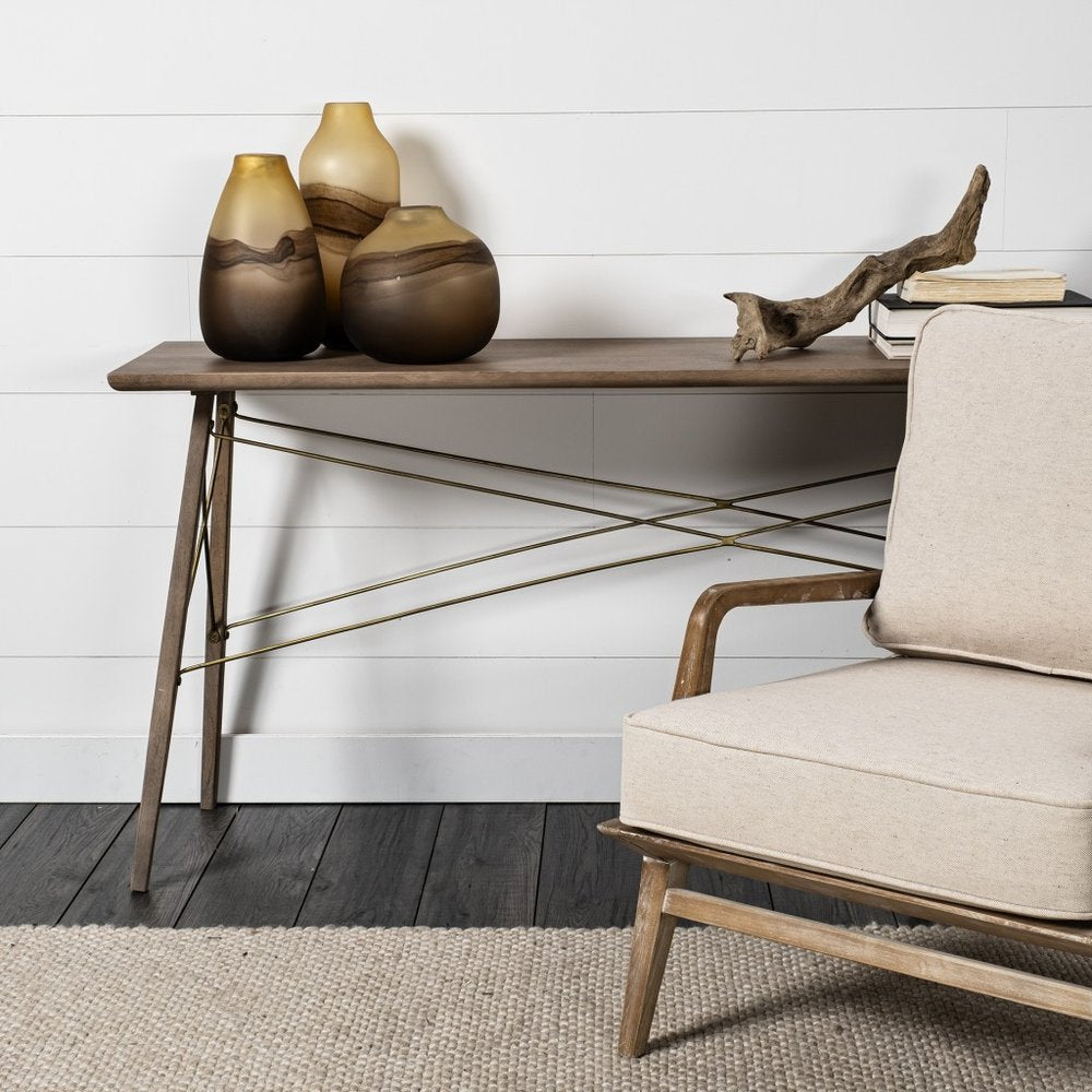 8" Yellow Abstract Cylinder Crystal Glass Table Vase