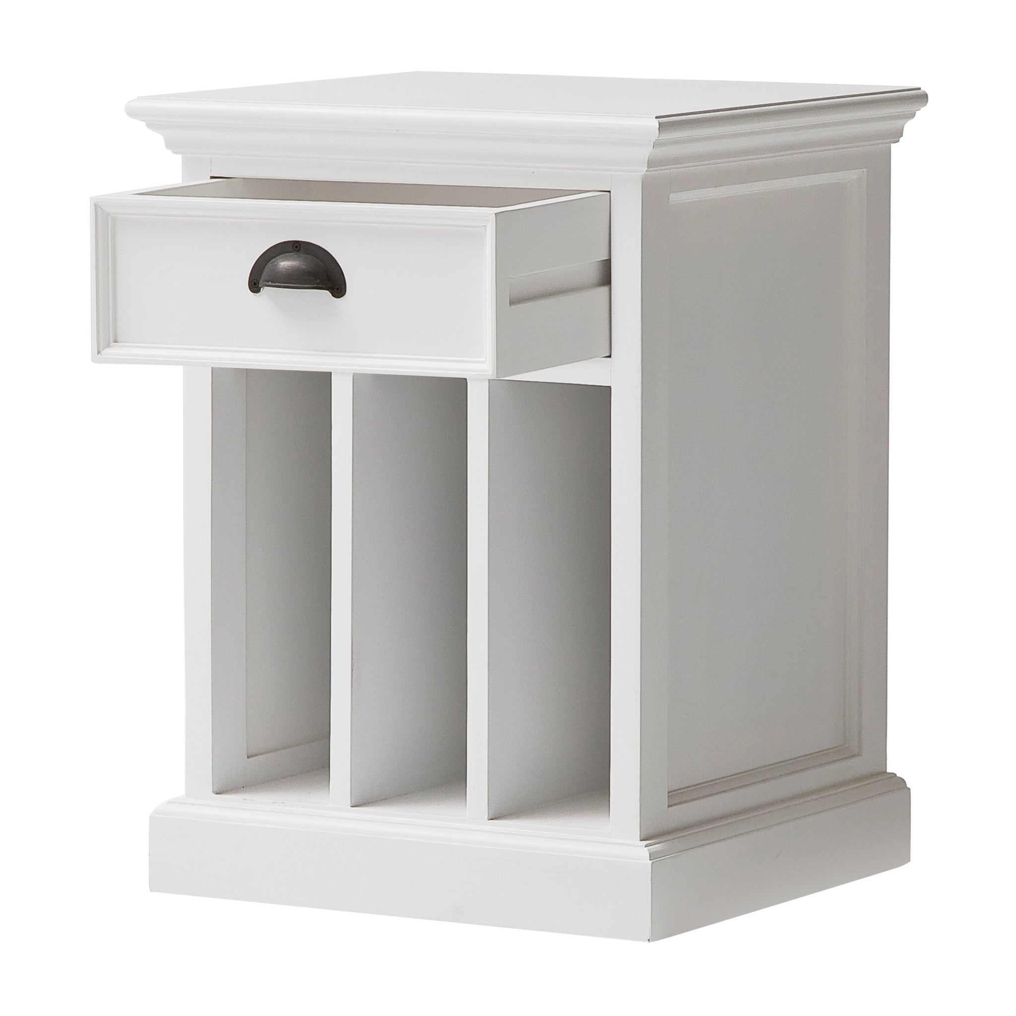 24" Solid Wood and Wood Nightstand