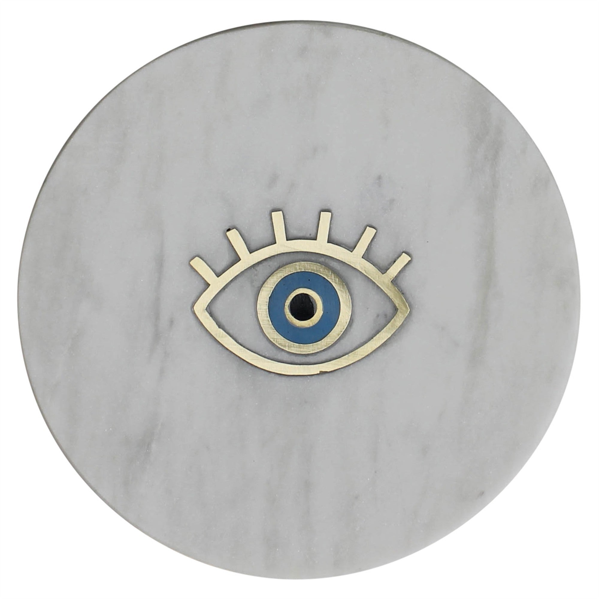 Eye Inlay Marble Serving Tray
