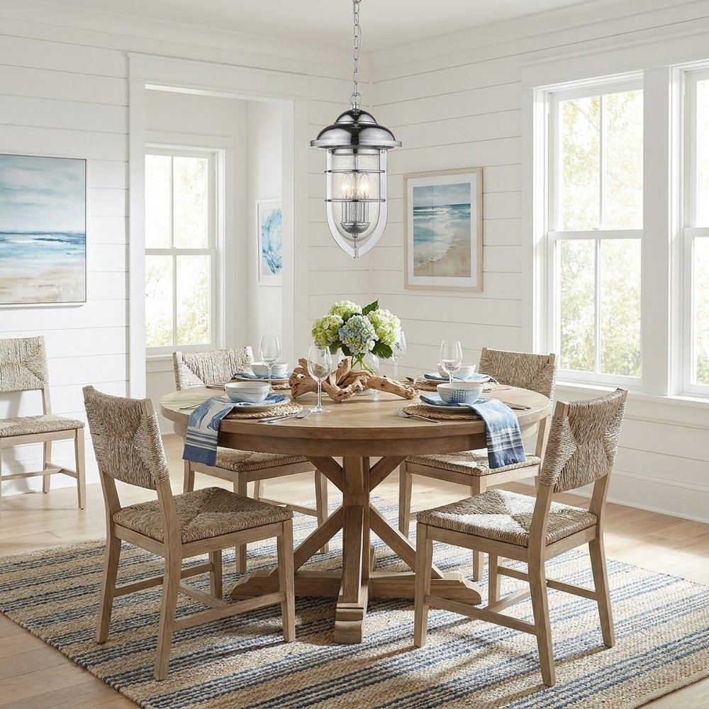 Dylan 3-Light Chrome Hanging Lantern