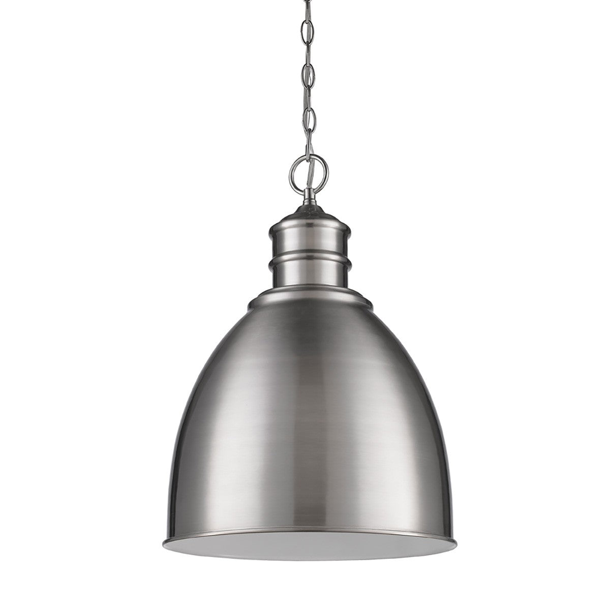 Silver Metal Dimmable Ceiling Light With Gray Shades