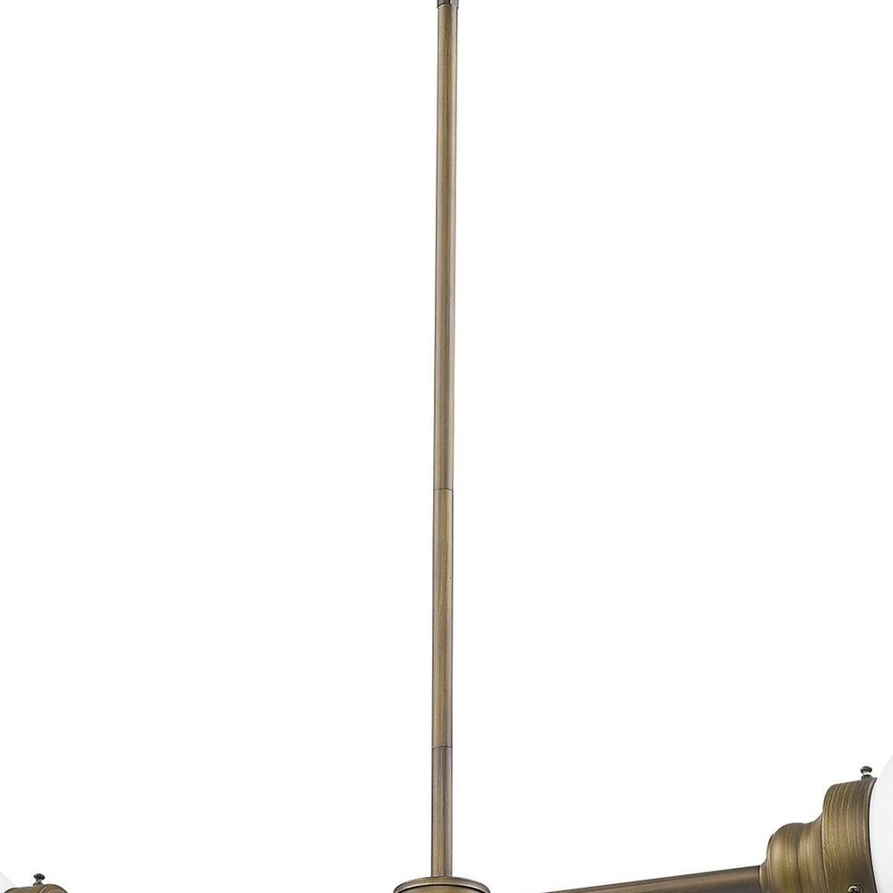 Bronze Metal Two Light Dimmable Ceiling Light With Off White Shades