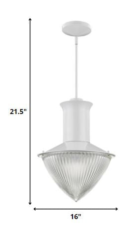 Silver Iron Dimmable Ceiling Light With White Shades