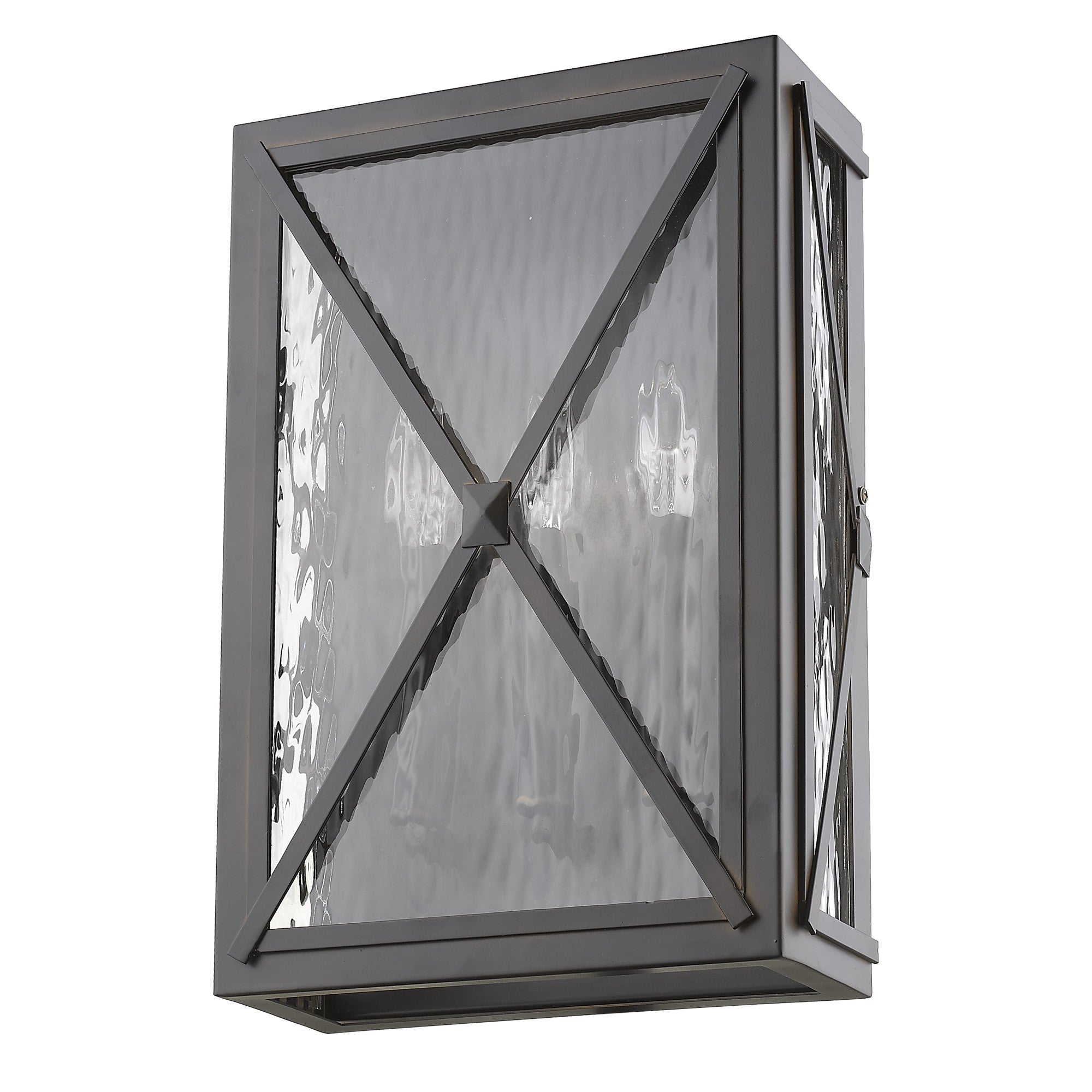 Black And Clear Three Light Transparent Dimmable Outdoor Hanging Lights With Black And Clear Shades