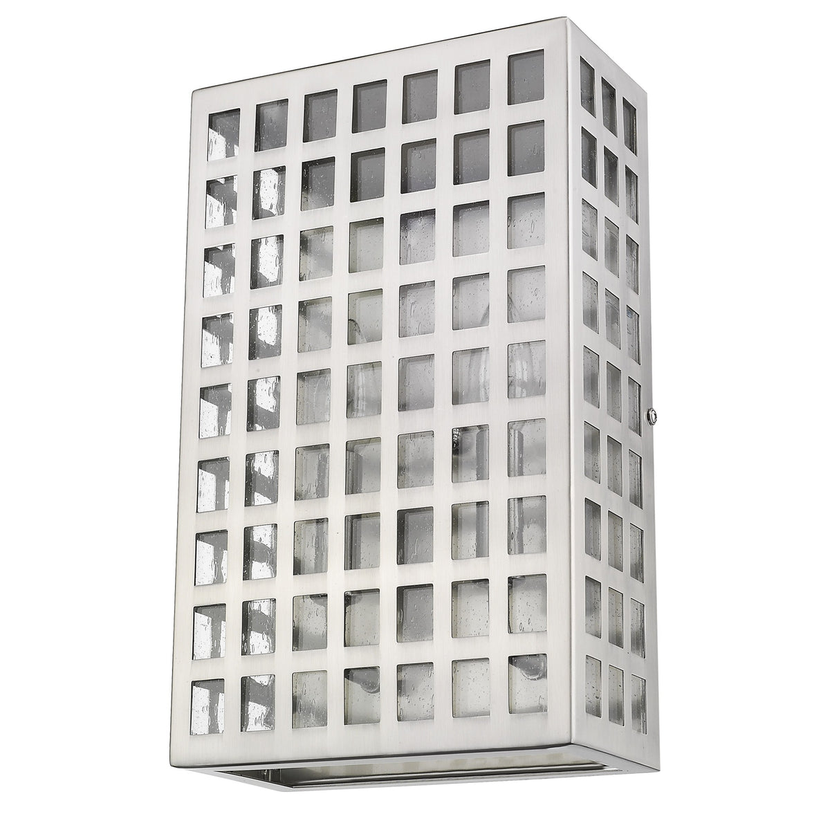 White And Clear Two Light Seeded Dimmable Outdoor Hanging Lights With White And Clear Shades