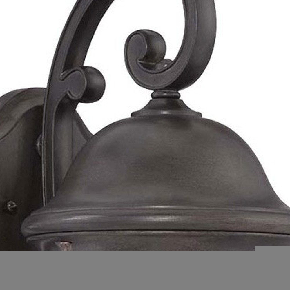 XL Matte Black Tapered Goblet Wall Light