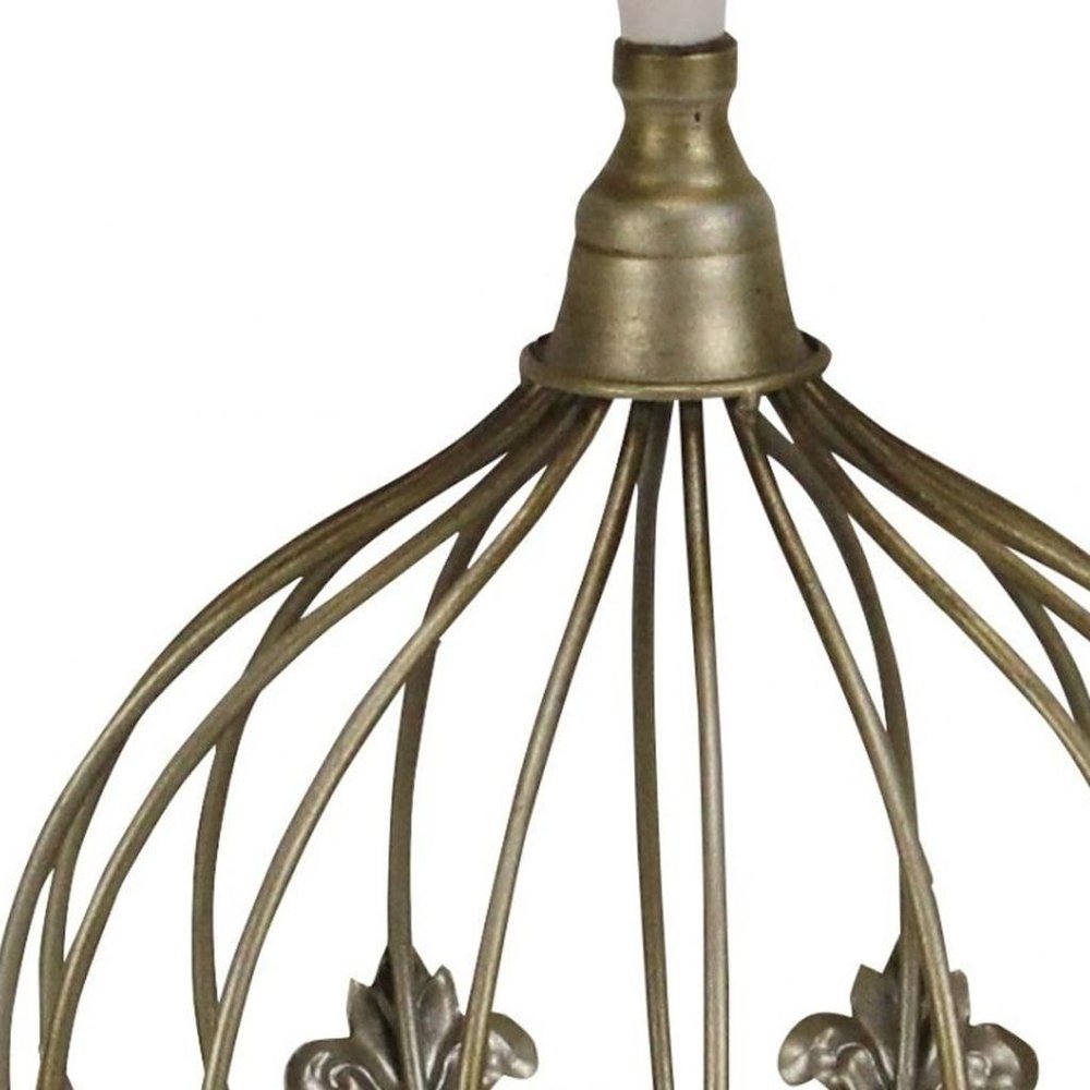 10" Bronze Metal Hand Painted Decorative Crown Tabletop Sculpture