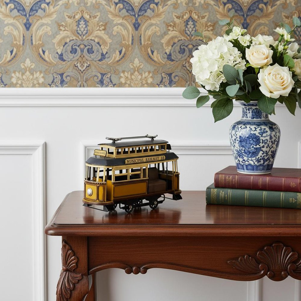 Railway Cable Car Sculpture