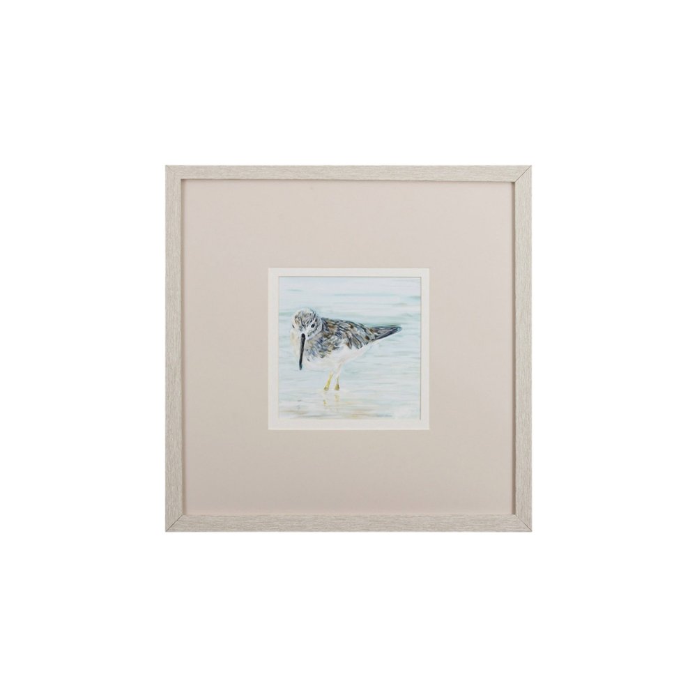 Set of Two Sandpipers Watercolor Wall Art