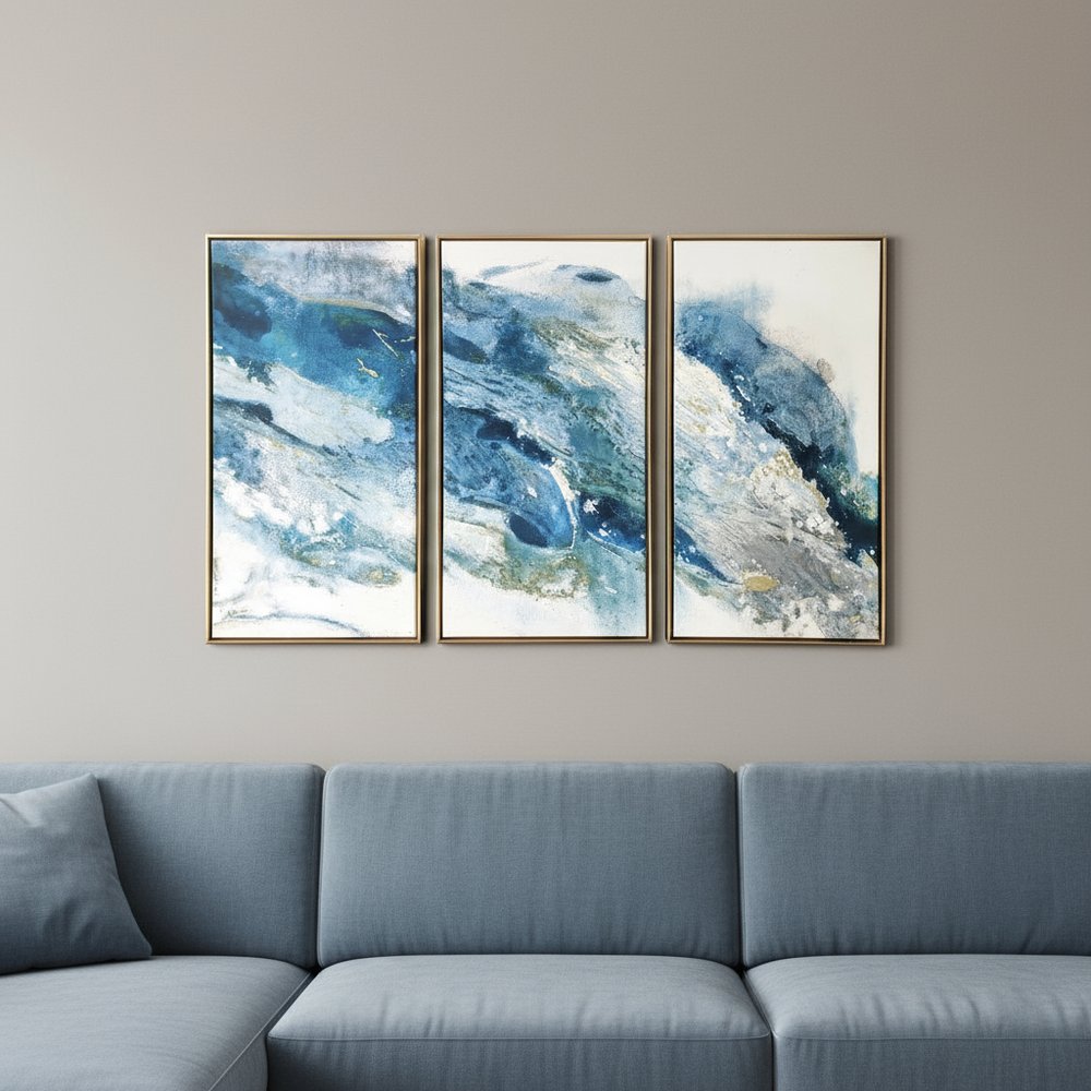 Gold Floater Frame Wall Art