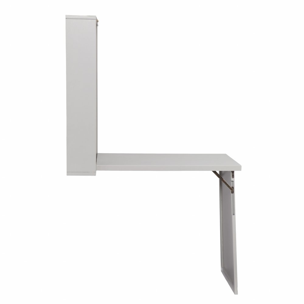 36" Gray Wood Wall Mounted Parsons