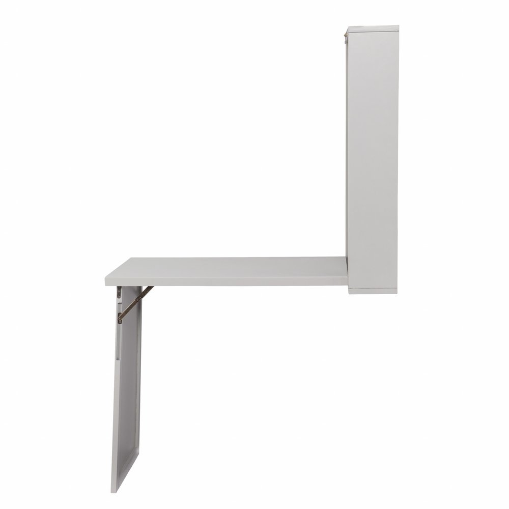 36" Gray Wood Wall Mounted Parsons
