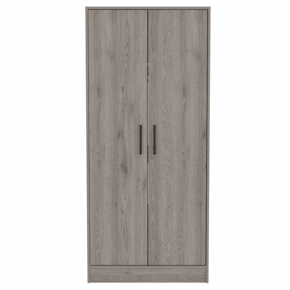 71" Light Gray Wood Single Drawer Combo Dresser