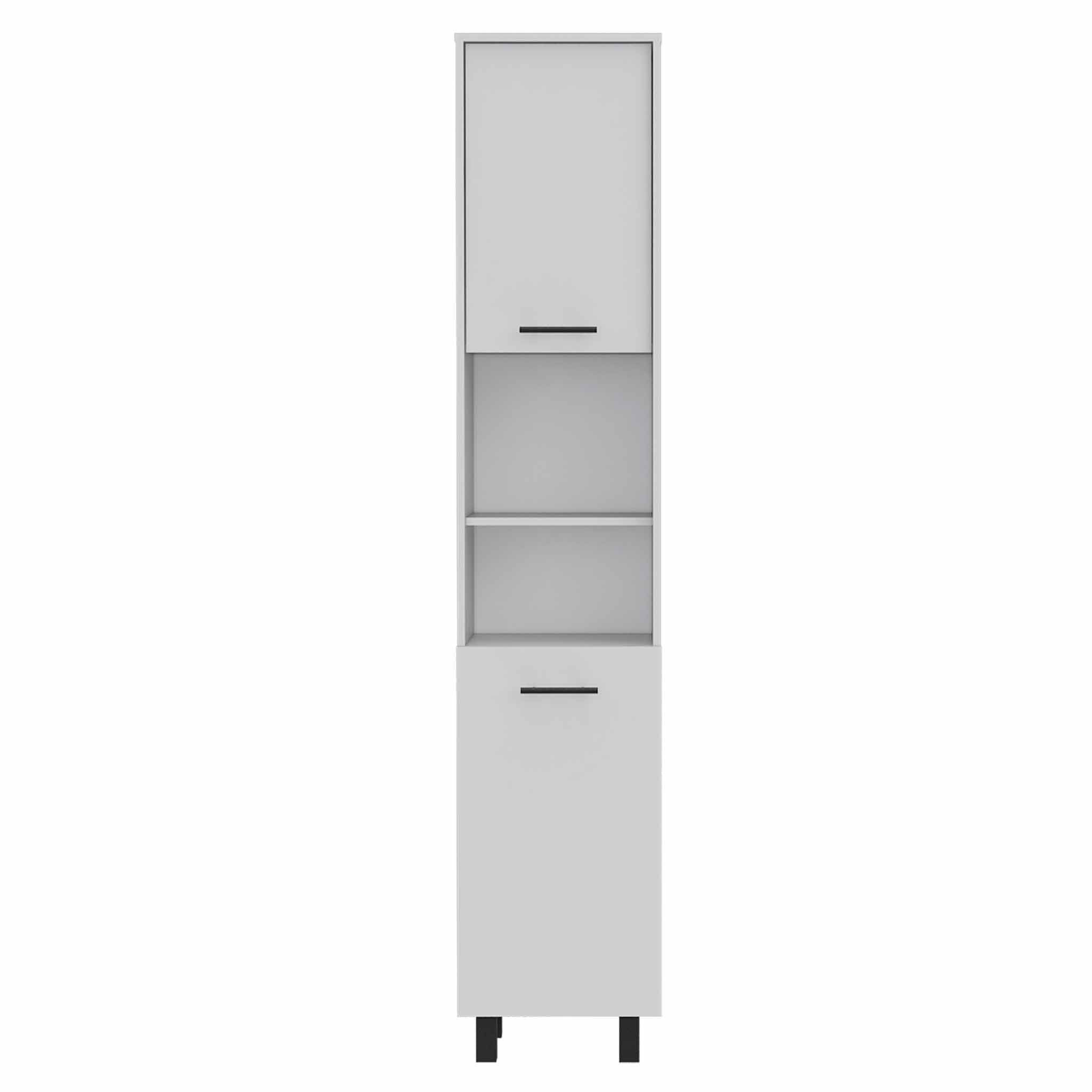79" White Wood Pantry Or Storage Closet