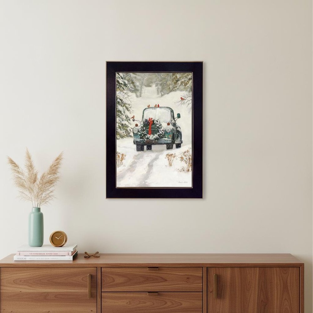Winter Park 2 Black Framed Print Kitchen Wall Art
