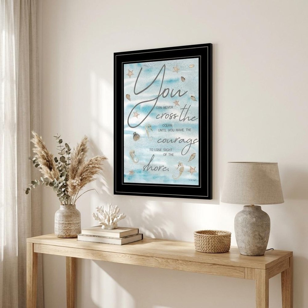You Can Never 3 Black Framed Print Wall Art
